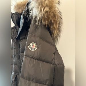 Moncler army green winter coat